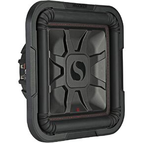 Kicker 46L7T122 L7T L7-Thin 12-Inch (30cm) Subwoofer, Dual Voice Coil, 2-Ohm, 600 Watt