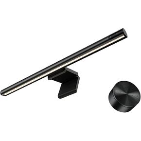Monitor Light Bar, LED Monitor Light Lamp with Dual Mode Control, No Screen Glare Stepless Dimming Desk Lamp for Work and Office