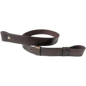 1 1/4 "wide_buffalo جلدي بندقية بندقية سليفينتج بني مجنون حصان/يدوي مخيط 1 1/4"