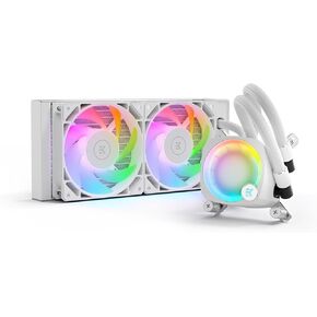 EKWB EK-Nucleus AIO CPU Cooler CR240 Lux, Digital RGB, White