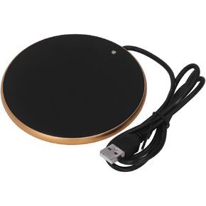 Pwshymi Coffee Warmer for Desk, Constant Temperature Coffee Mug Warmer, Coffee Mug Warmer Cup Warmer for Heating USB Candle Warmer for Home Office Travelling