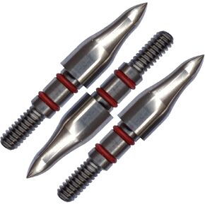 100Grains Archery Field Points,19/64″ Field Points Stainless Steel Screw in Archery Field Tips and BroadHeads (1 Dozen 12 PCS) (19/64″-100grains)