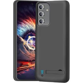 Battery Case for Samsung Galaxy S24, 5000mAh Rechargeable Extended Battery Charging Charger Case, Add 100% Extra Juice, Not Compatible with S24+ or S24 Ultra (6.2 inch) Black