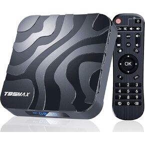 EASYTONE 2024 Android TV Box 12.0, Android Box TV 4GB RAM 32GB ROM H618 Quad-Core CPU 6K TV Box Support 2.4/5G Dual WiFi Ethernet Bluetooth 4.0 H.265 Android Smart TV Box