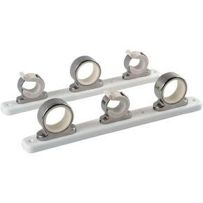 TACO Metals 3-Rod Stainless Steel/Delrin Rod Hanger Rack