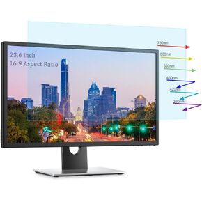 23.6 Inch Anti Blue Light Screen Protector (522x294mm), Anti Blue Light Anti Glare Filter for 23.6" with 16:9 Aspect Ratio Display HP/ASUS/Acer/Dell/SAMSUNG/LG/Sceptre Monitor