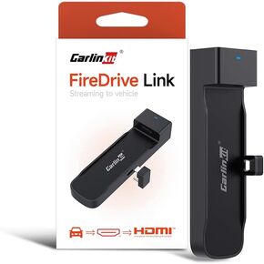 Carlinkit CarPlay HDMI Adapter Designed for TV-Stic ks︱Fit for Wired CarPlay Car︱Supports TV-Stic ks︱Watch Netflix YouTube TikTok etc.Videos on CarPlay︱Up to 1080p Support︱FireDrive Car Adapter