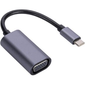 USB 3.1 Type-C to VGA Adapter, USB C to VGA Adapter for Monitor, Thunderbolt 3/4 to VGA Adapter Compatible with iPhone 16 15 Pro Max, MacBook Pro, ChromeBook, etc
