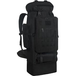 Wesoke 80L 100 Liters Camping Hiking Backpack for Men Women, Waterproof Extra Large Outdoor Travel Military Tactical Rucksack