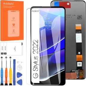 Screen for Motorola Moto G Stylus 2022 Screen Replacement for Moto XT2211 LCD Screen XT2211-1,XT2211DL Touch Display Digitizer Assembly Repair Parts（Black）