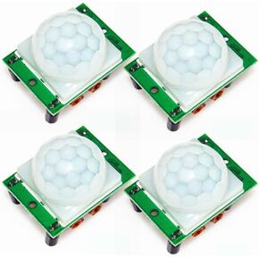 4pcs HC-SR501 PIR Infrared Sensor Human Body Pyroelectric Infrared Detector Motion Module for Arduino Raspberry Pi