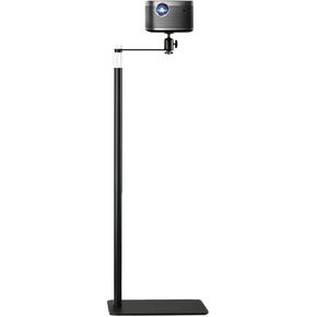 Projector Floor Stand Projector Mount Stand Against The Wall with Heavy Base, Adjustable Height 33"-50",Arbitrary Angle Adjustment, for Living Room, Courtyard, Bedroom