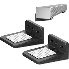 ELETIUO Soundbar Wall Mount Bracket,Sound bar Mount up to 180 lbs,Above or Under TV Fits Most of Sound Bars,Compatible with Samsung,JBL,Sony,LG,Bose,Roku,Polk Audio,Vizio,Onn&More