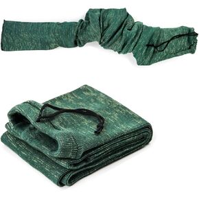 Silicone Treated Knit Gun Sock Extra Wide 47"x6" Rifle Sock Gun Sleeve with Drawstring Closure Elastic Gun Sock for Rifle/Shotguns with Scopes(GN-47)