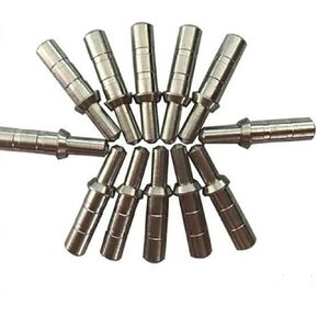 Professional 12-pk Pin Bushings for Altra 166 Shaft and Altra Pin Nocks - 7075-T6 Aluminum Construction - 7 gr Weight.