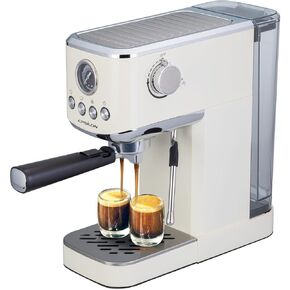 Epsilon Espresso Machine 20 Bar, Professional Espresso Maker with Milk Frother Steam Wand, Compact Coffee Machine with 34oz Removable Water Tank for Cappuccino, Latte, Gift for Dad or Mom