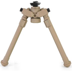 Tactical Durable Sturdy Portable Bipod M-Rail for Rifles with 6 Adjustable Heights for Shooting Hunting Accessories