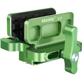 Manbily Shooting Saddle for Hunting Tripod, Aluminum Construction, Arca-Swiss Compatibility Base, Universal Rest Head Clamp, Green