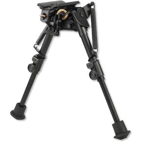 Harris Engineering S-BR Hinged Base 6 - 9-Inch BiPod , Black