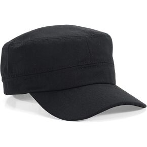 Lertree قابلة للتعديل للجنسين المسطحة Twill كلاسيكية البيسبول قبعة العسكرية قبعة العسكرية 22-23.6 في Cadet Cap (أسود) in Kuwait