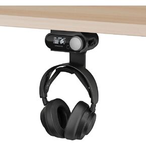 BRAINWAVZ Under Desk Headphone Hanger Stand for Steelseries Arctis Nova Pro Wireless Headsets with Dock for The Wireless Base Station (HPS02)