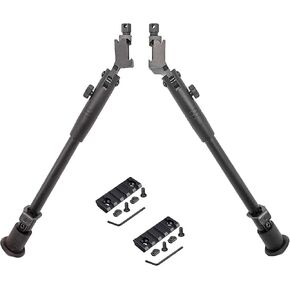 Tactical Side Mounted Bipod 9″-12″ Adjustable for Breakbarrels/Underlevers Air Rifles with Picatinny Rails