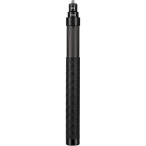 26cm exteded to1.2m (3.9ft) Long Invisible Carbon Fiber Selfie Stick for insta360 x4 Insta 360 x4 x3 x2 x gopro Hero 13 12 11 10 9 8 7 6 5 DJI OSMO Sport Camera Accessories (Black)