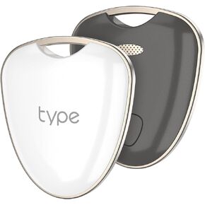 يعمل مكتشفو العناصر Air Tags-2 على Apple Find My (iOS Only) Tracker Tracker للأمتعة والمفاتيح وحقائب الظهر والأسود/الأبيض