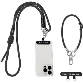 Phone Lanyard Crossbody Wrist Strap,Adjustable Hands-Free Phone Leash,Anti Theft iPhone Strap Compatible for All Phones, Universal Cell Phone Lanyards for Around the Neck,Gold
