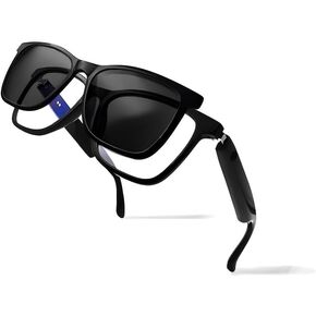 Smart Glasses Featuring Blue Light Filter and Polarized Lenses, with Built-in Microphone and Speaker