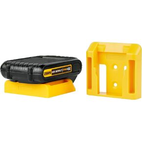 Caddy | Dewalt Battery Holder for Dewalt 20v max Battery & 60V Flexvolt Battery | Dewalt Storage Perfect for Garage Organizer, Tool Box, Work Bench | (2-Pack)