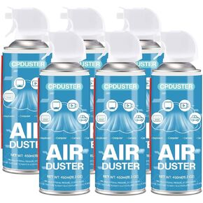 رذاذ الهواء المنظف للوحة المفاتيح: بخاخ هواء الكمبيوتر - Canister Air Blaster 6pcs in Kuwait