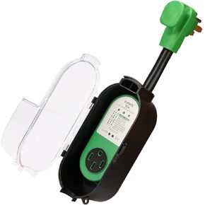RVMATE RV Surge Protector 50 Amp, Surge Protection (4200 Joules) with Waterproof Cover, All-in-one Circuit Analyzer Power Guard with LED Indicators for RV/Camper Accessories, ETL Listed