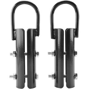 1.5" Climbing Rope Clamp, 2 Sets Rope Climb Clasp Workout Rig Attachment Hook for Rope Climbing Gym Strength Training