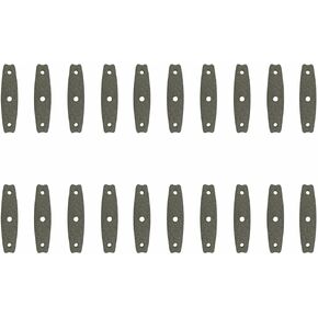20PCS Slingshot Leather Pouch Card Ball Slingshot Rubber Band Set Special Non Slip Ultra fine Frameless Silencing Thickened Leather Pocket Suitable for Hunting Sports Practice