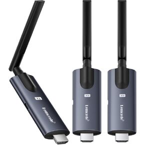 Lemorele Wireless HDMI Transmitter and Receiver with App Monitor Wireless Reception,Plug&Play,656ft 1080P HD,for Streaming to Video&Audio to Monitor/Tablet/Mobile from Laptop/Camera/TV-Box/Blu-ray