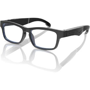 Smart Glasses, TWS Smart Audio Glasses, with Speaker, Bluetooth Sunglasses, Blue Light Blocking & Touch Control & Open Ear Music, Smart Glasses for Men Women