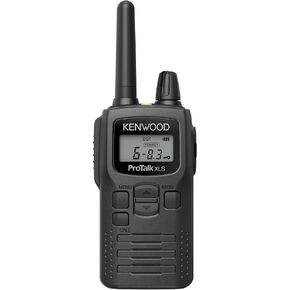 KENWOOD ProTalk PKT-300 Two-Way Handheld Radio (2W), 6 Modifiable Channels, Built-in VOX & Privacy Talk, 10 Call Alert Tones, IP52 UHF Radio & Mil-STD 810 (C, D, E, F, G & H), LCD with Backlight