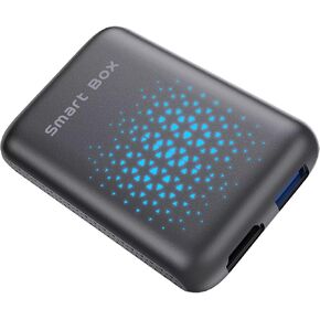 Wireless Carplay & Android Auto Adapter, Carplay AI Box 2.0 with YouTube/Netflix/Tiktok, Streaming HDMI Devices Carplay Dongle for OEM Wired CarPlay Cars
