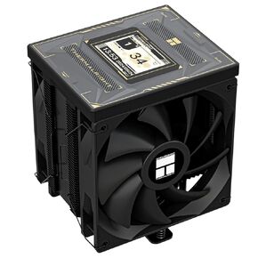 Thermalright Burst Assassin 120 Vision Digital CPU Cooler - IPS 2.4-inch Square Rotatable Display, 120mm Forward and Reverse Fan Design, Support Intel LGA1700/1150/1151/1200/1851, AMD AM4/AM5|White