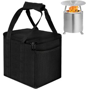 12'' Fire Pit Bag for Solo Stove Mesa XL & Accessories, Carry Bag for Solo Stove Mesa XL & Heat Deflector, Portable Fire Pit Storage Case for Travel & Camping,3-Layer 600D Oxford Cloth,Waterproof