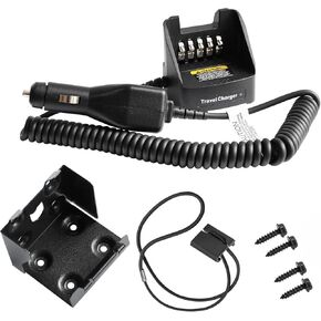 KVC-21 Rapid Charger for NX-5400 TK-2180 TK-3180 TK-5210 NX210 TK5410 TK5310 NX-200 NX-300 NX-210 NX-410 NX-411 Portable Radios - 1.2V Output - Black