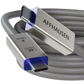 Active USB-C 3.2 Gen2x2 Cable Professional 3FT, 20Gbps, Thunderbolt 4, 4K Video, HiFi Audio, 100W Fast Charging, USB C to USB C Data Cable for Professional Computers, Audio/Storage Devices