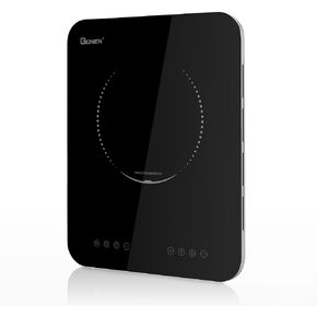 GIONIEN Portable Induction Cooktop 1200W,Single Hot Plate Countertop Burner 110~120V,Sensor Touch Electric Cooker,10 Power,0.94"Ultra Thin,6.69" Heating Coils,Child Safety Lock,Timer