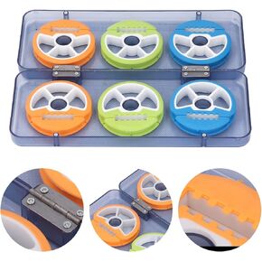 توبونوند لخط الصيد حاملي تخزين منظم ، علبة التخزين الصيد متعددة الوظائف ، صندوق تخزين ملحقات الصيد ، علبة خط الصيد لتنظيم خطوط الصيد السهلة in Kuwait