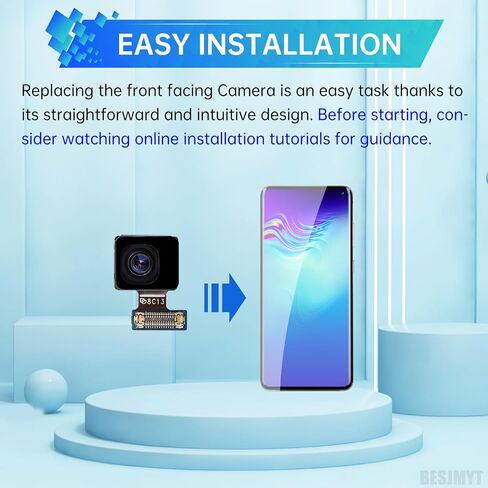 استبدال الكاميرا الأمامية في Samsung Galaxy S10 Selfie Camera Part Pront Pront Modle Model Model: SM-G973U SM-G973U in Saudi Arabia