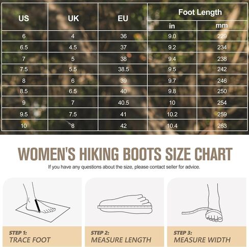 R CORD Hiking Boots Women Waterproof Non-Slip Womens Hiking Shoes Comfortable Outdoor Womens Hiking Boots Walking Boots Hiking Shoes Women in Saudi Arabia
