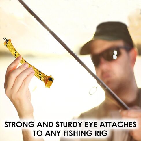 Hooker's Terminal Tackle Signature Dragging Weights - High Visibility Fishing Lures for Dragging, Drifting, Trolling, Bottom Fishing - Non-Snag Fishing Equipment with Rattling Lead Shots - 3 Sinkers in Saudi Arabia
