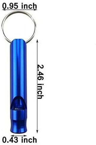 10pcs ألوان عشوائية طوارئ البقاء على قيد الحياة ، جمع أعضاء الفريق في الهواء الطلق ، وسلامة وبقاء سلسلة المفاتيح Hyper Whistle in Kuwait