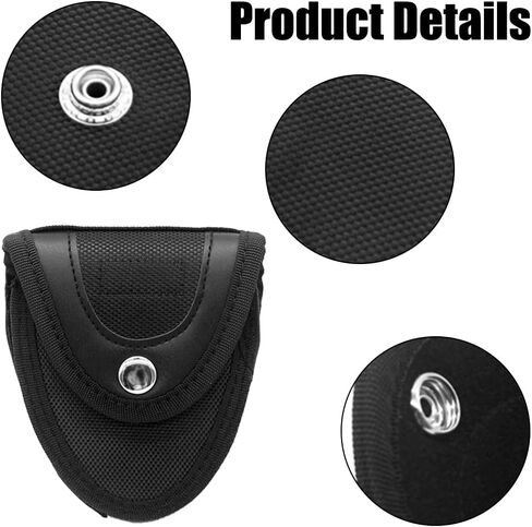 Dongker Handcuff Holster ، Nylon Handcuff Case Snap Button Button Pocket for Duty Belt Belt in Kuwait